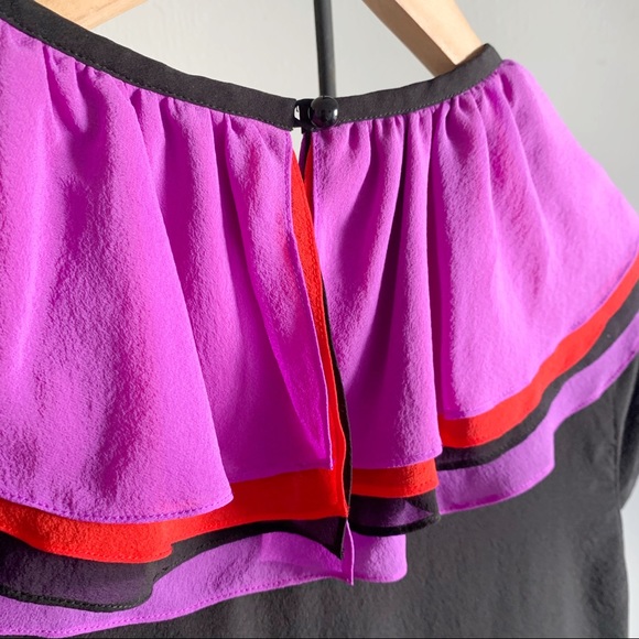 ▪️SOLD▪️Kate Spade Live Colorfully Ruffle Blouse - Picture 8 of 8